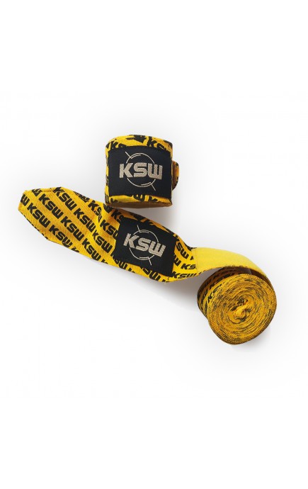Bandaż bokserski KSW żółty