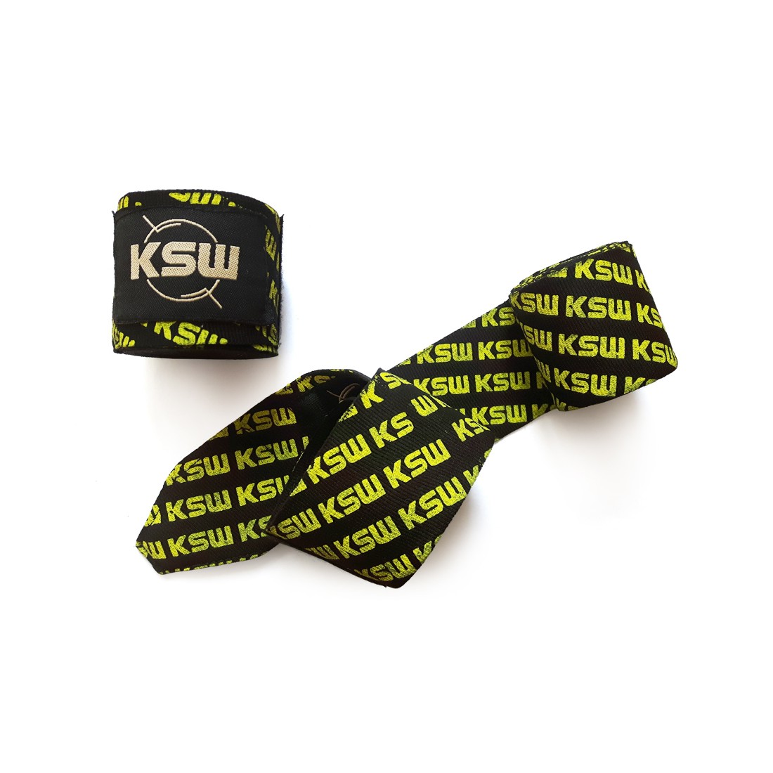 Bandaż bokserski KSW czarny Bandaż bokserski KSW czarny
