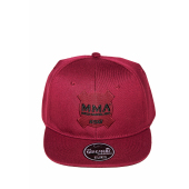 Czapka Snapnback KSW bordowa z haftowaną aplikacją i regulacją Czapka Snapnback KSW bordowa z haftowaną aplikacją i regulacją
