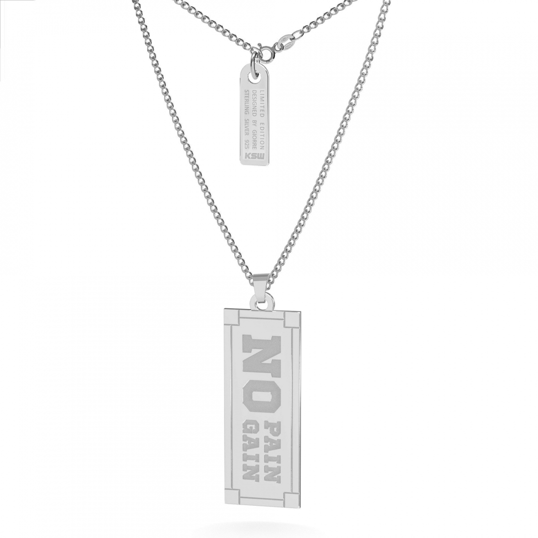 silver-necklace-no-pain-no-gain-ksw-collection