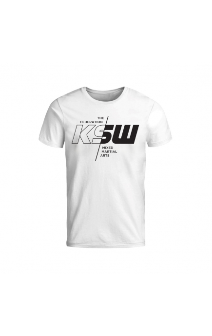 T-shirt męski KSW OFF BLACK