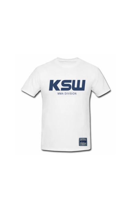 T-shirt KSW WHITE MMA DVSN