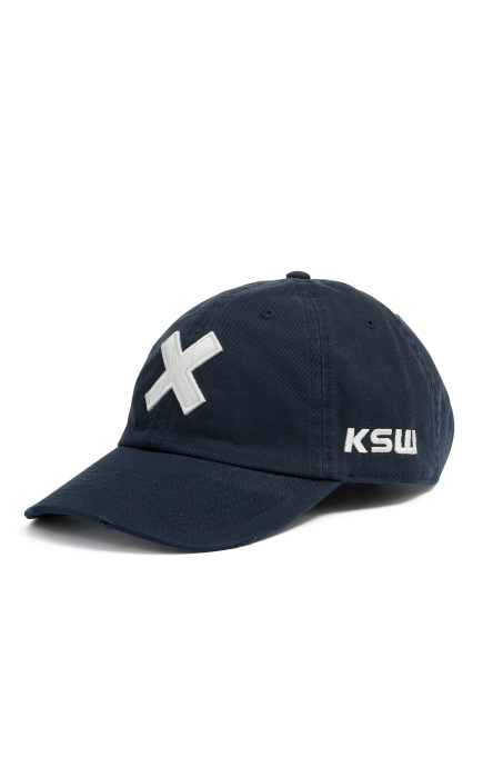 Navy blue baseball cap KSW...