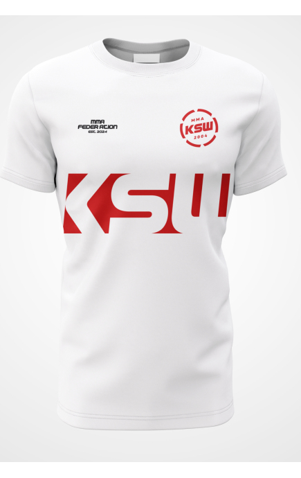 T-shirt KSW STAMP WHITE