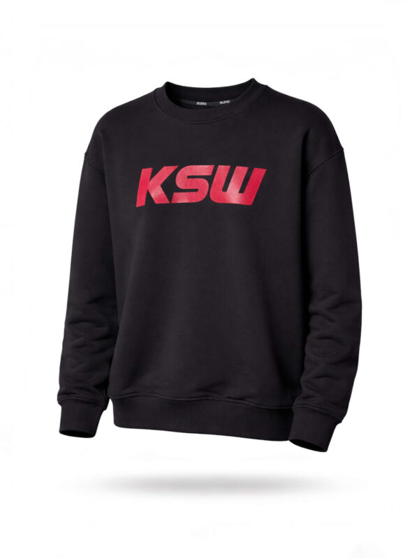 BLUZA CZARNA BEZ KAPTURA Bluza Crewneck