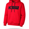 Czerwona bluza z kapturem KSW
