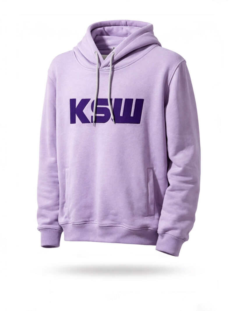 Fioletowa bluza hoodie KSW