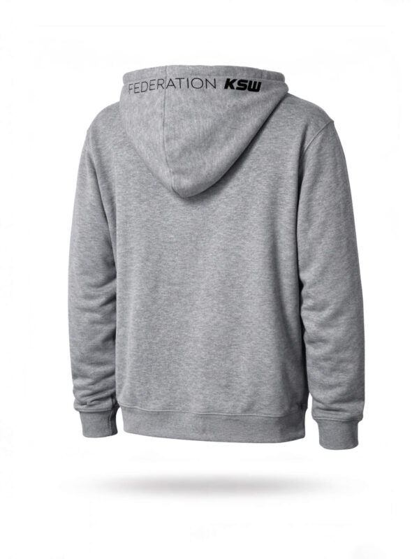 Szara bluza hoodie