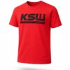T-shirt czerwony + logo KSW Federation