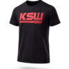 T-shirt czarny + czerwone Logo KSW Federation