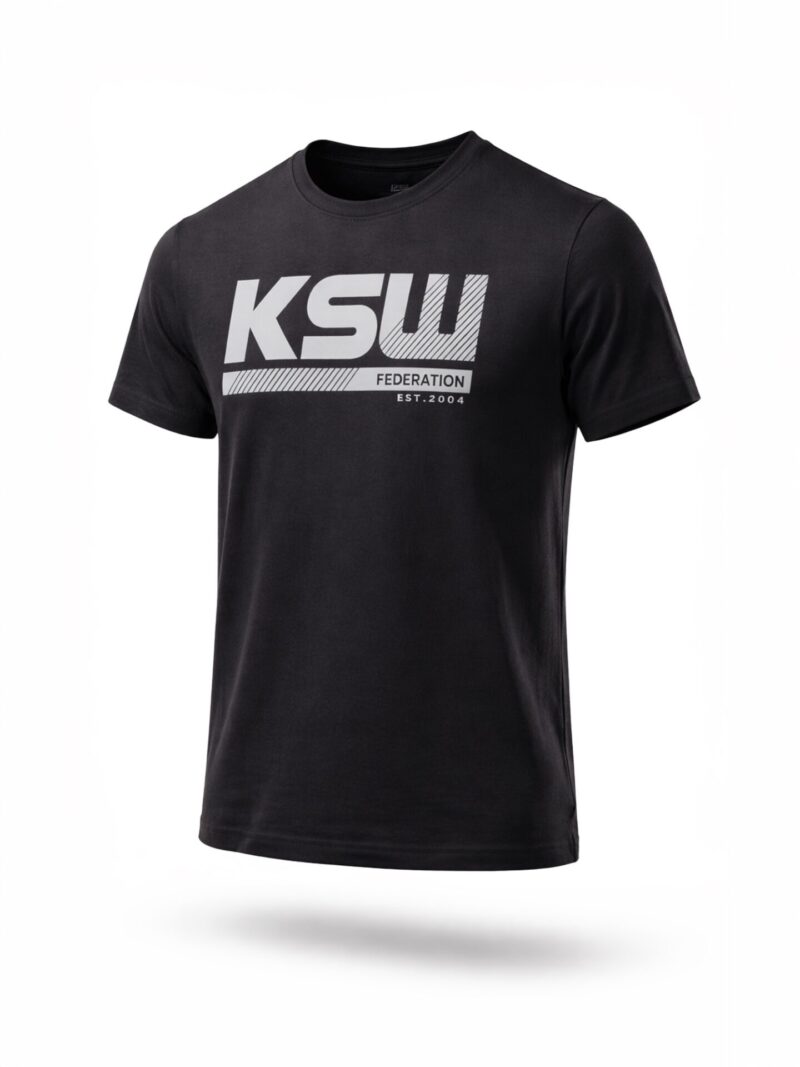 T-shirt czarny + logo KSW Federation
