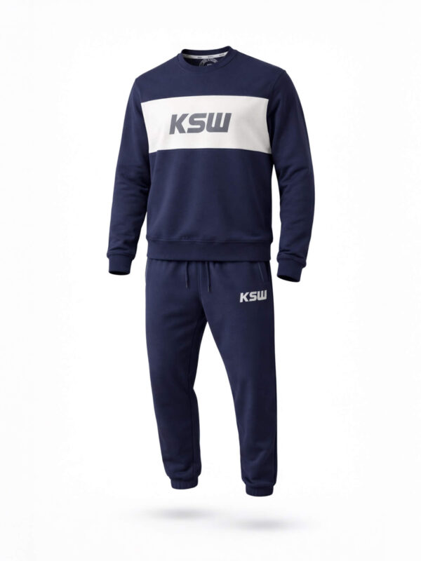 Granatowy komplet dresowy KSW UNISEX