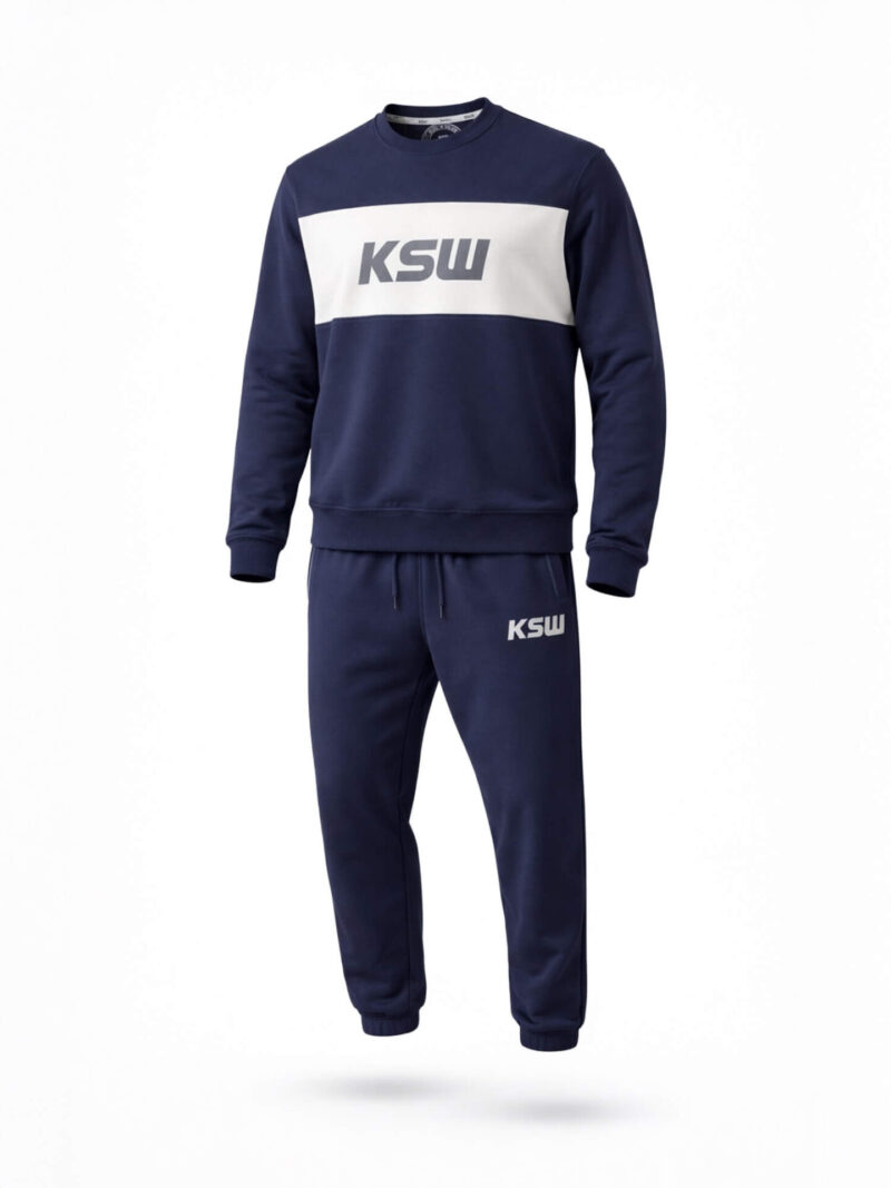 Granatowy komplet dresowy KSW UNISEX