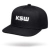 Czapka snap czarna z białym logo KSW