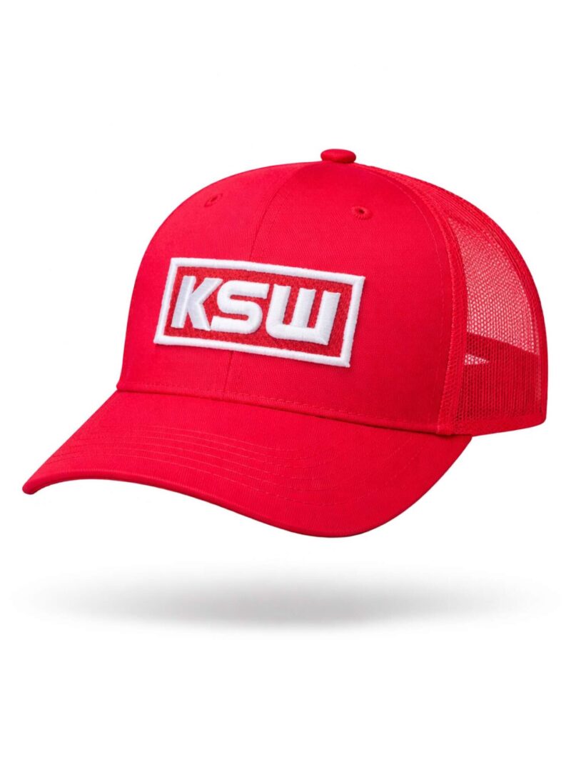 Czapka z daszkiem czerwona KSW