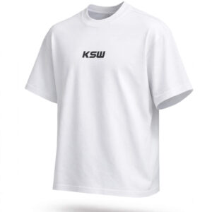KOSZULKA BASIC OVERSIZE BIAŁA PRZÓD_ T-shirt dziecięcy KSW Little Fighter – Black