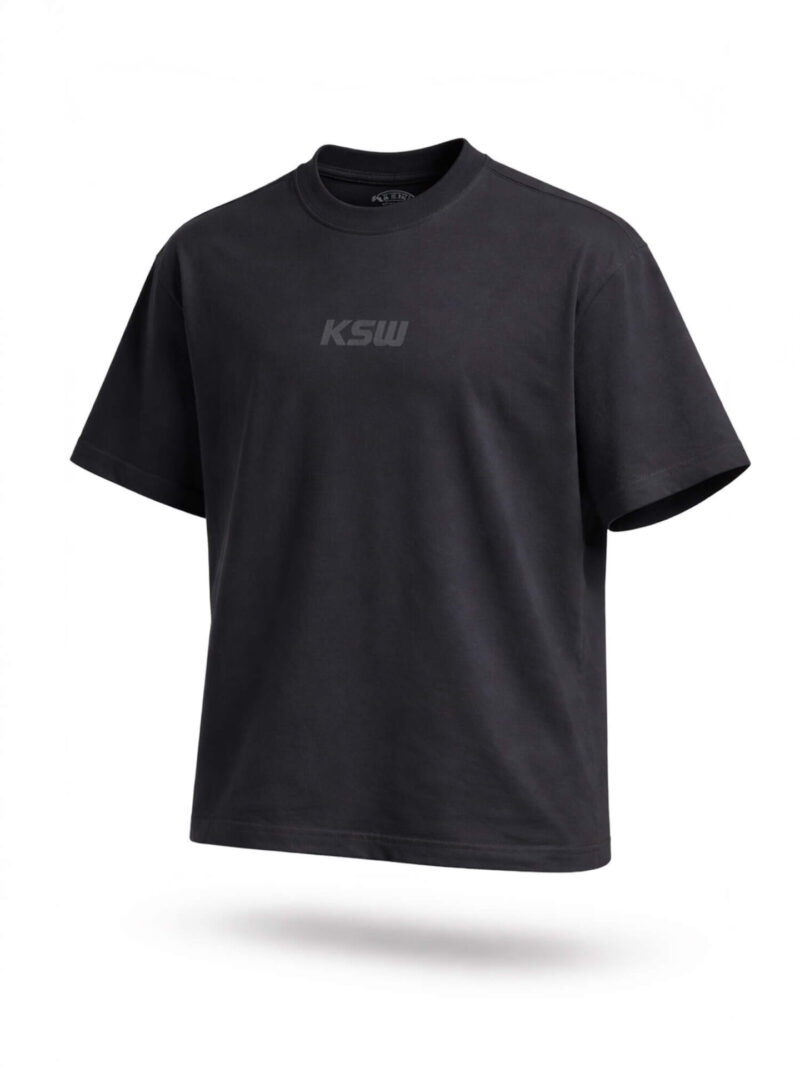 T-shirt KSW premium czarny