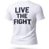 T-shirt KSW Live The Fight biały