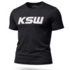 T-shirt KSW Live The Fight czarny