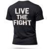 T-shirt KSW Live The Fight czarny