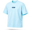 KOSZULKA BASIC OVERSIZE NIEBIESKA PRZÓD T-shirt KSW premium oversize błękitny