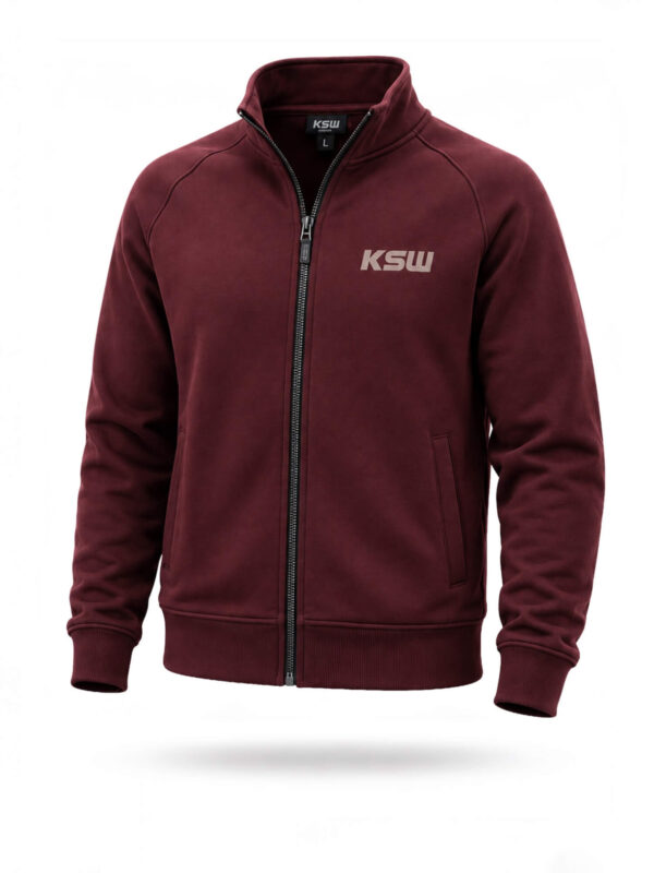 Bluza KSW Zip – Burgundy