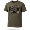 T-shirt oliwkowy