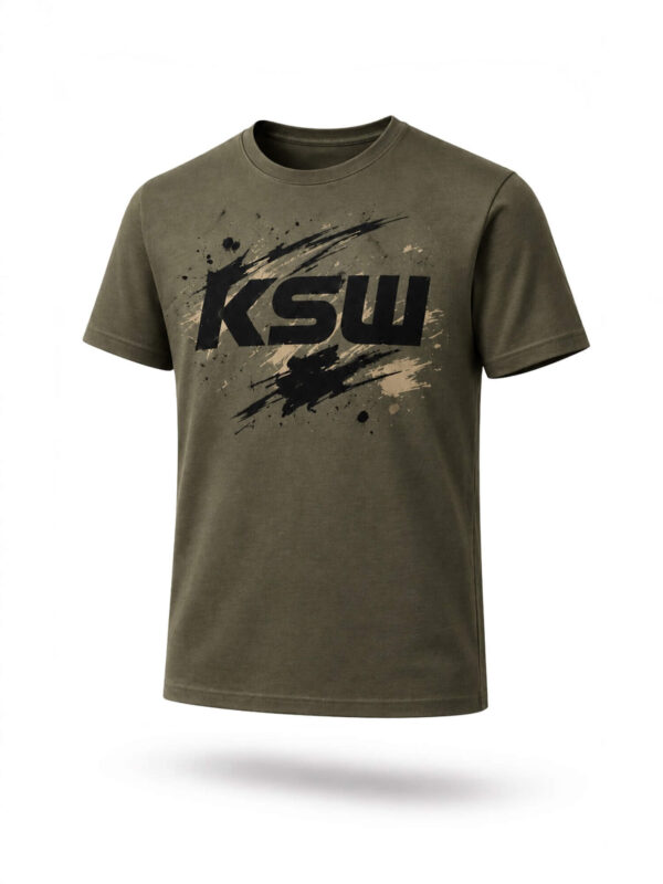 T-shirt oliwkowy