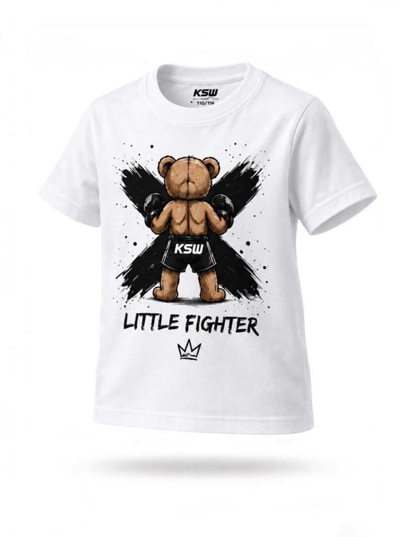 T-shirt dziecięcy KSW Little Fighter – White