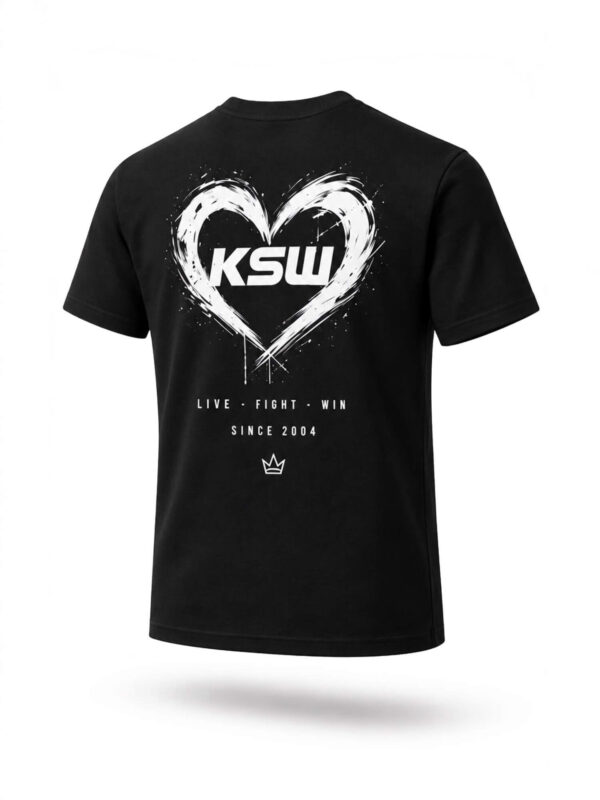 T-shirt KSW Heart – Black
