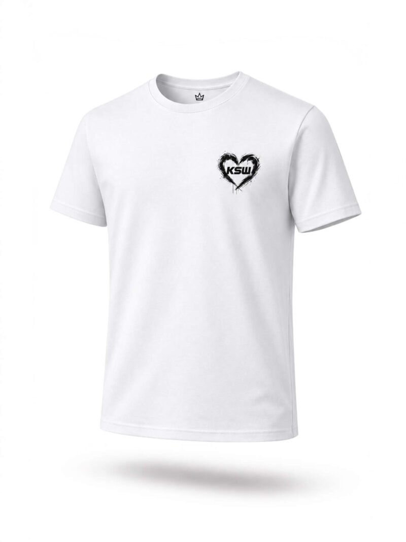 T-shirt KSW Heart – White